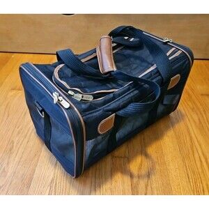 Original Sherpa Pet Carrier Medium Black Airline Approved Pet Carrier W Insert